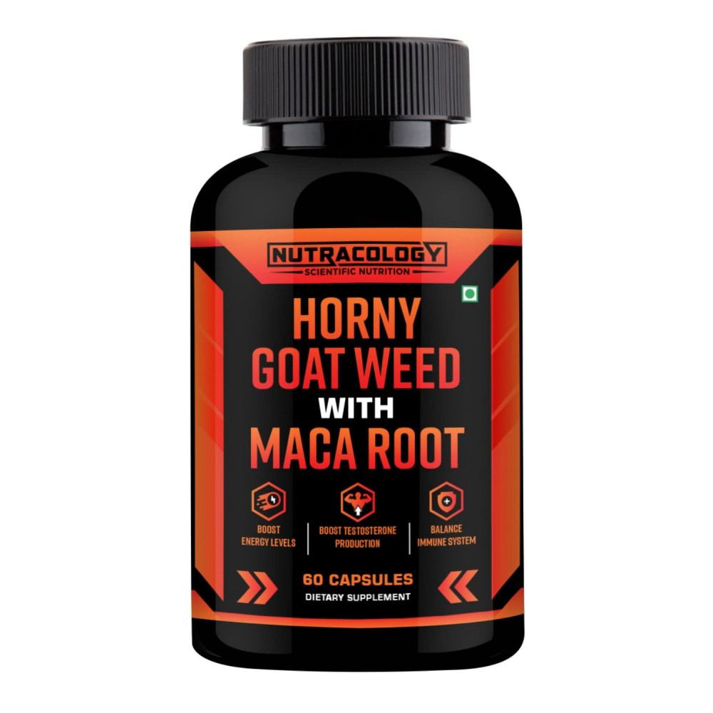 Horny Goat Weed With Maca Root Capsules